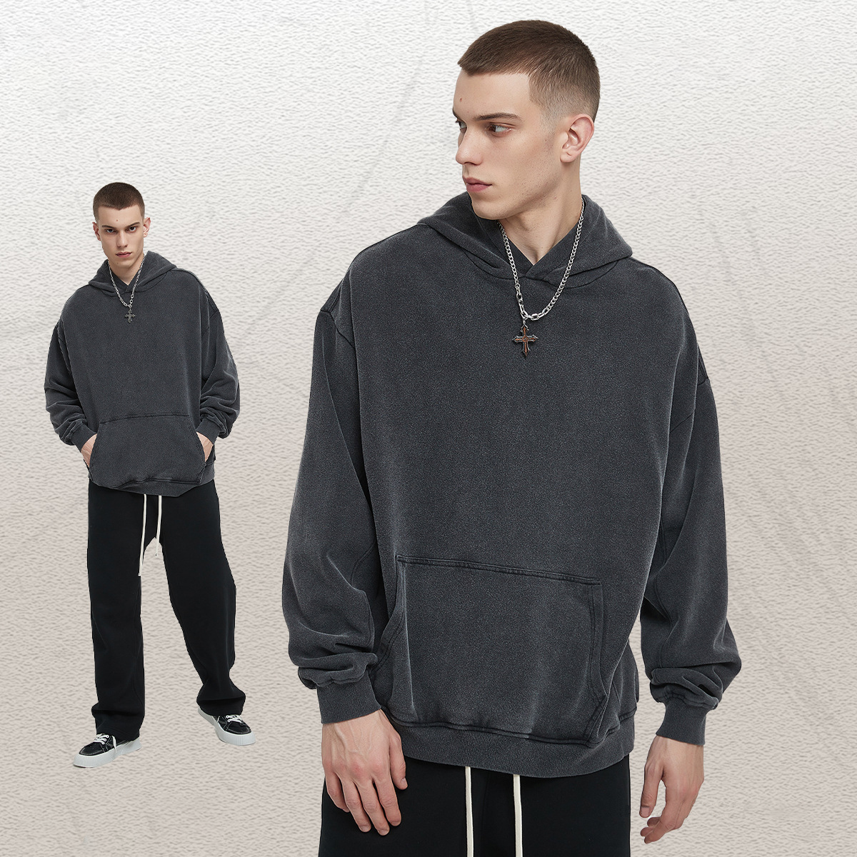 custom hoodie heavyweight oversized washed streetwear 28