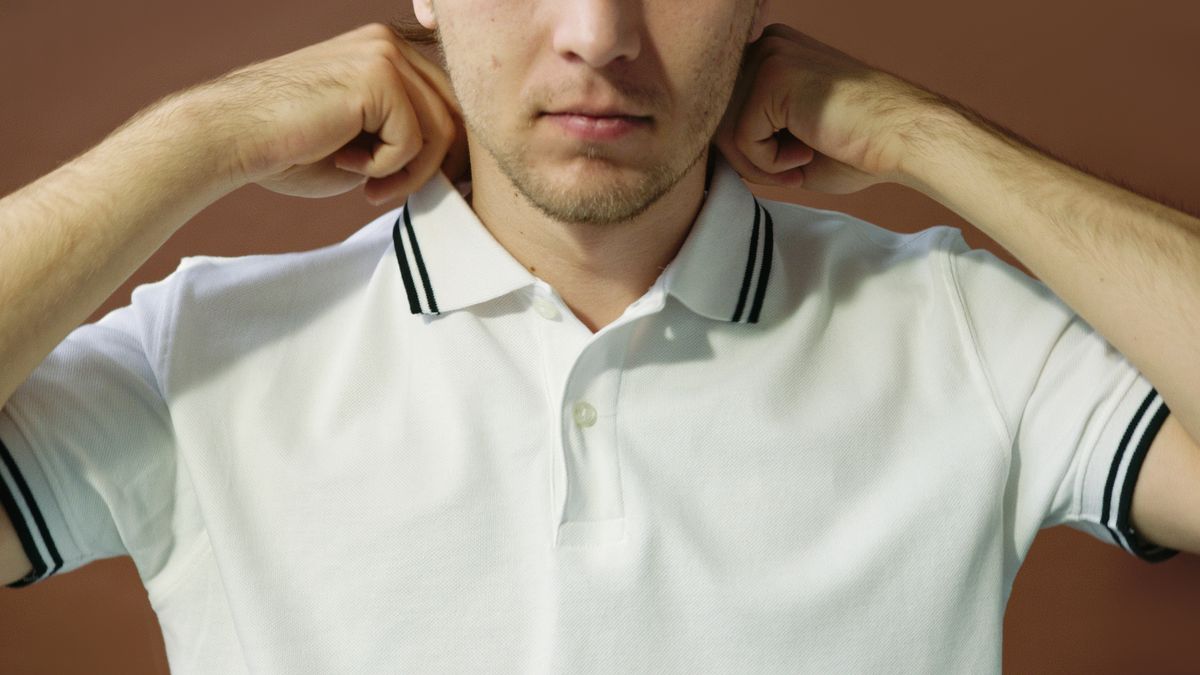 Polo collar and button placket construction reference