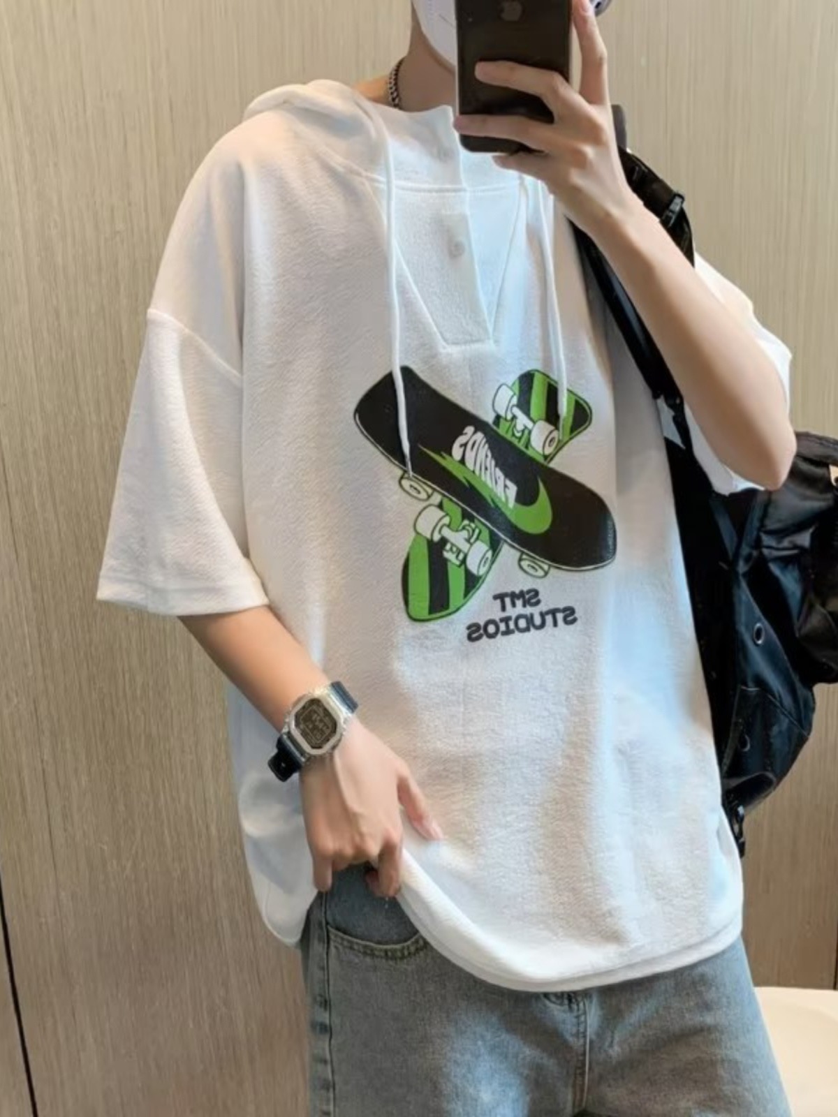streetwear style lifestyle lookbook hoodie tshirt 18
